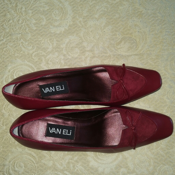 NEW VanEli Rexy DkWine Nappa/SD 7 1/2 Medium - Picture 3 of 7